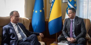 Član Predsjedništva BiH dr. Denis Bećirović referisao ambasadoru Ukrajine u BiH