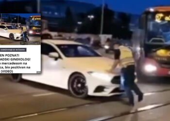 Nadrogirani beogradski ginekolog blizak Vučiću Mercedesom pokušao pregaziti policajca