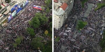 Iako najavljen kao najveći u istoriji, Vučićev miting u Beogradu podbacio. Dodik pogrešno predstavljen