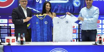 Predstavljeni novi dresovi fudbalske reprezentacije BiH