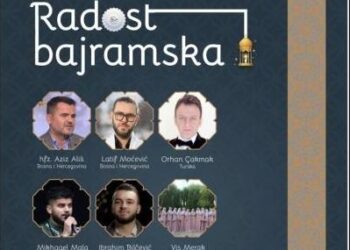 Najava koncerta “Radost bajramska”
