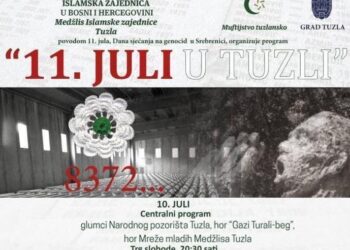 “11. juli u Tuzli”: Centralni program danas na Trgu Slobode