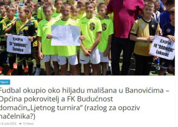 Oficijelna web stranica Općine Banovići: Ko u tekstovima plasira poruke političkim oponentima?! (FOTO)
