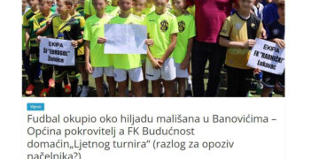 Oficijelna web stranica Općine Banovići: Ko u tekstovima plasira poruke političkim oponentima?! (FOTO)