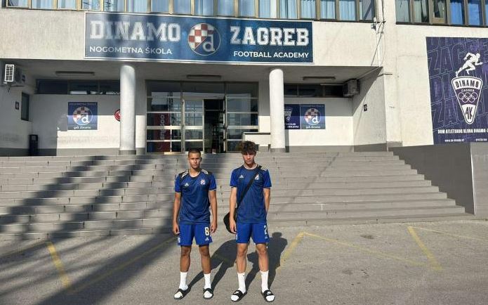 Tuzlaci na probi u Dinamu Tuzlaci na probi u Dinamu