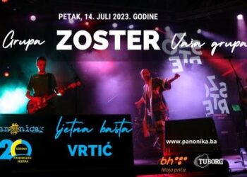 20 godina Panonike: Koncert grupe Zoster održaće se u petak