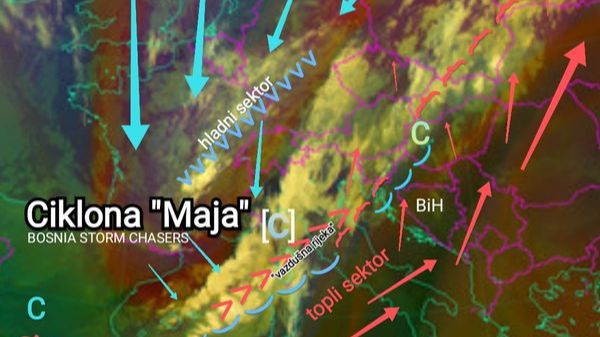BiH će danas zahvatiti ciklona “Maja”: Stiže nevrijeme s kišom i grmljavinom BiH će danas zahvatiti ciklona “Maja”: Stiže nevrijeme s kišom i grmljavinom