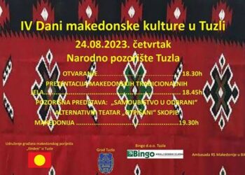 IV. Dani makedonske kulture u Tuzli: Slavlje kulture i tradicije