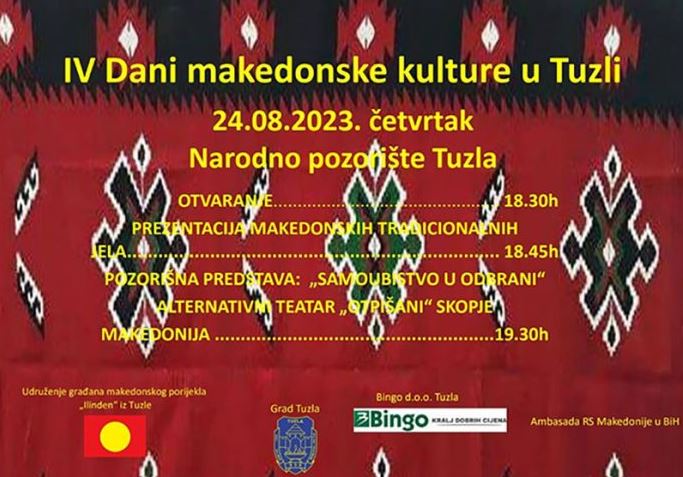 IV. Dani makedonske kulture u Tuzli: Slavlje kulture i tradicije