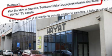Procurio ključni dokument: Sva prava distribucije TV Hayat predao je Telekomu Srbije