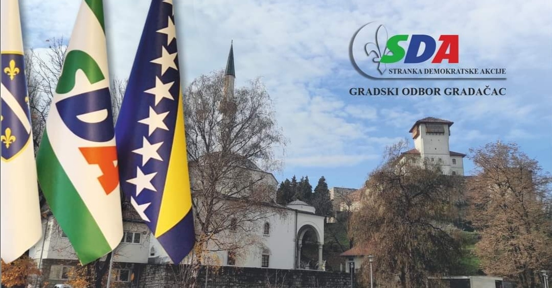 Saopštenje SDA Gradačac: “U javnosti se nedavno pojavila informacija o mogućim kandidatima za gradonačelnika Gradačca”