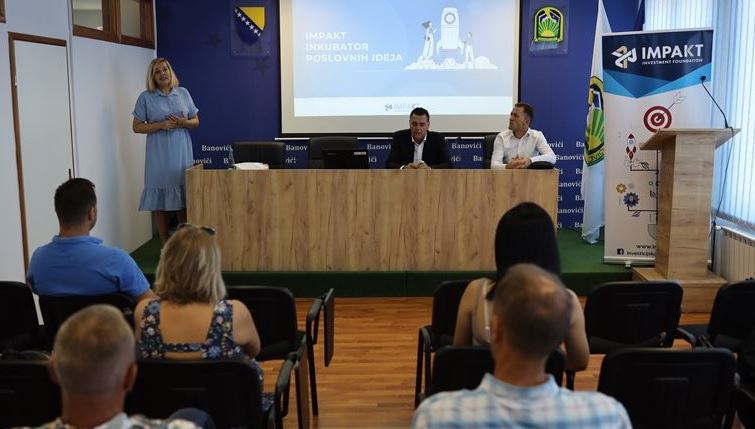 Drugi ciklus IMPAKT inkubatora poslovnih ideja u Banovićima – podršku će dobiti 5 novih biznisa Drugi ciklus IMPAKT inkubatora poslovnih ideja u Banovićima – podršku će dobiti 5 novih biznisa