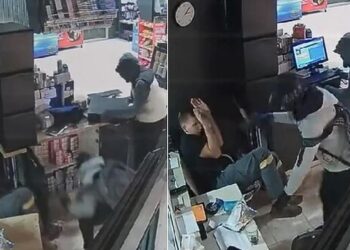 Filmska pljačka benzinske pumpe u centru Mostara. Sve “odrađeno”za minutu…