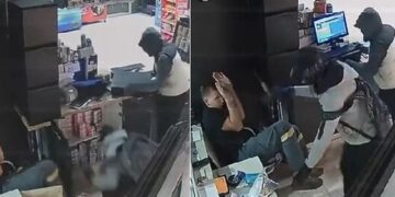 Filmska pljačka benzinske pumpe u centru Mostara. Sve “odrađeno”za minutu…