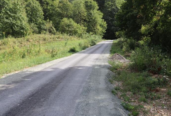 Završeni radovi na dionici puta u naselju Repuševac, MZ Donja Obodnica