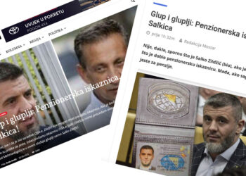Portali navodno bliski SDA i novinar Avdo Avdić ismijavaju i vrijeđaju dojučerašnje stranačke perjanice Salku Zildžića i Mehmeda Osmanagića