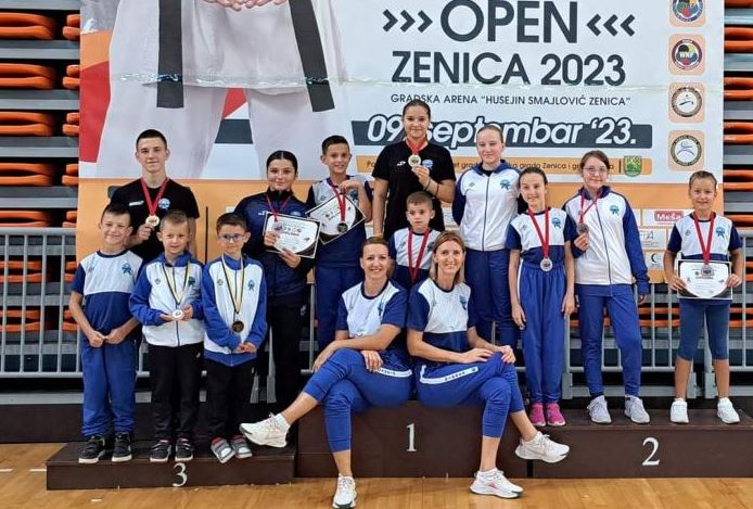 Karate klub Winner: Šest odličja u Zenici