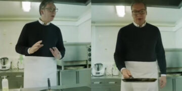 Parizer i ‘majonez‘ su prošlost, vrijeme je za slatko! Vučić se pohvalio kako peče palačinke (Video)
