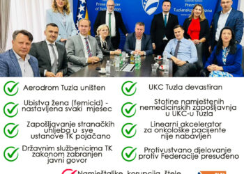 PDA Tuzla: Korupcija, ubistva, protivustavno djelovanje i devastiranje institucija, pohvaljeno i podržano od SDA-DF poslanika u Skupštini TK